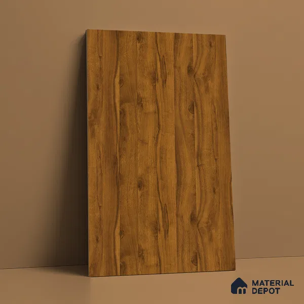 Wooden Look LM 21613 Tangerine Maple 8ft x 4ft Suede Finish Decorative Laminate - 1 mm | Suitable for TV Unit, Wardrobe, Kitchen Cabinets