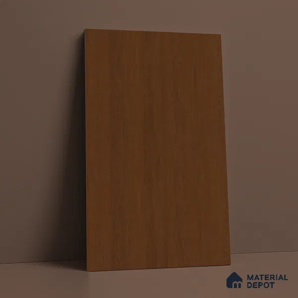 Wooden Look LM 21614 Rich Mahogany 8ft x 4ft Suede Finish Decorative Laminate - 1 mm | Suitable for TV Unit, Wardrobe, Kitchen Cabinets