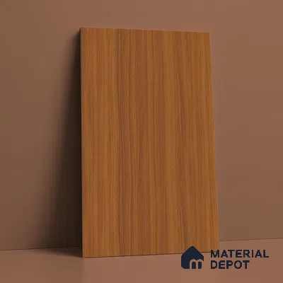 Wooden Look LM 21617 Terracotta Chery 8ft x 4ft Suede Finish Decorative Laminate - 1 mm | Suitable for TV Unit, Wardrobe, Kitchen Cabinets