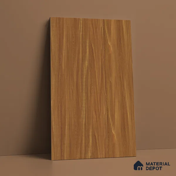 Wooden Look LM 21619 Rustic Honey 8ft x 4ft Suede Finish Decorative Laminate - 1 mm | Suitable for TV Unit, Wardrobe, Kitchen Cabinets