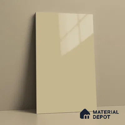 GA 4002 8 ft x 4 ft High Gloss Finish 6H Antiscratch Acrylic Laminate - 1.5 mm | Suitable for Living Room, Kitchen, Office | Matching Edgeband Code EB 4002