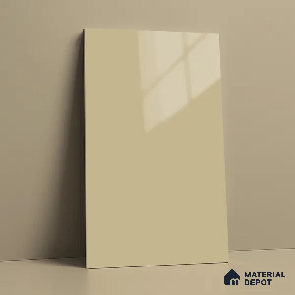 GA 4002 8 ft x 4 ft High Gloss Finish 6H Antiscratch Acrylic Laminate - 1.5 mm | Suitable for Living Room, Kitchen, Office | Matching Edgeband Code EB 4002