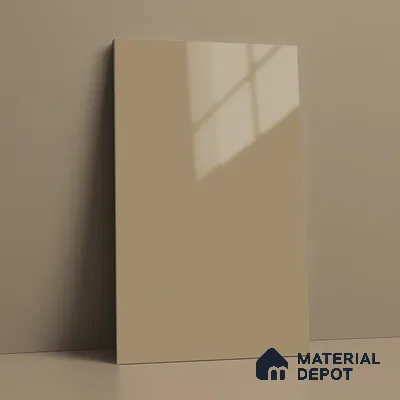 GA 4003 8 ft x 4 ft High Gloss Finish 6H Antiscratch Acrylic Laminate - 1.5 mm | Suitable for Living Room, Kitchen, Office | Matching Edgeband Code EB 4003
