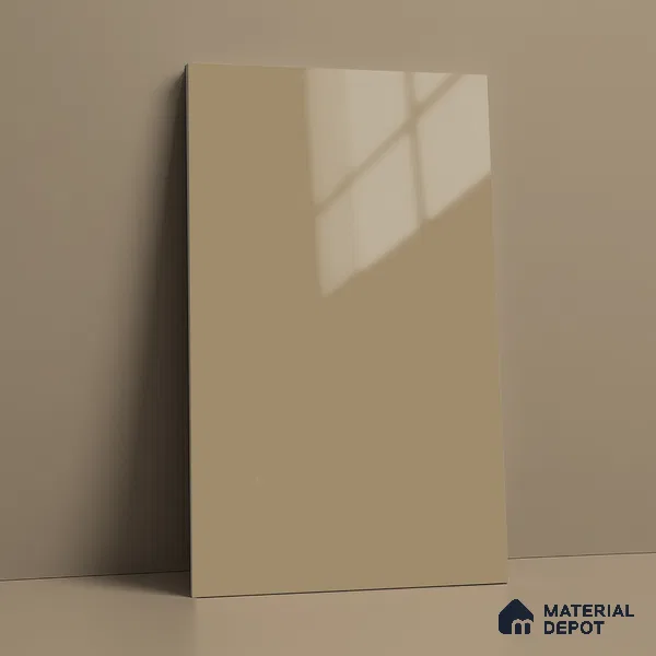 GA 4003 8 ft x 4 ft High Gloss Finish 6H Antiscratch Acrylic Laminate - 1.5 mm | Suitable for Living Room, Kitchen, Office | Matching Edgeband Code EB 4003