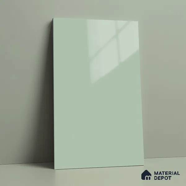 GA 4004 8 ft x 4 ft High Gloss Finish 6H Antiscratch Acrylic Laminate - 1.5 mm | Suitable for Living Room, Kitchen, Office | Matching Edgeband Code EB 4004