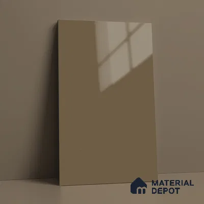 GA 4005 8 ft x 4 ft High Gloss Finish 6H Antiscratch Acrylic Laminate - 1.5 mm | Suitable for Living Room, Kitchen, Office | Matching Edgeband Code EB 4005