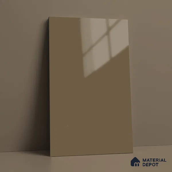 GA 4005 8 ft x 4 ft High Gloss Finish 6H Antiscratch Acrylic Laminate - 1.5 mm | Suitable for Living Room, Kitchen, Office | Matching Edgeband Code EB 4005