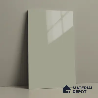 GA 4008 8 ft x 4 ft High Gloss Finish 6H Antiscratch Acrylic Laminate - 1.5 mm | Suitable for Living Room, Kitchen, Office | Matching Edgeband Code EB 4008