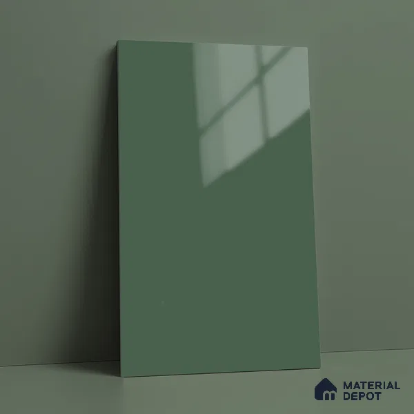 GA 4011 8 ft x 4 ft High Gloss Finish 6H Antiscratch Acrylic Laminate - 1.5 mm | Suitable for Living Room, Kitchen, Office | Matching Edgeband Code EB 4011