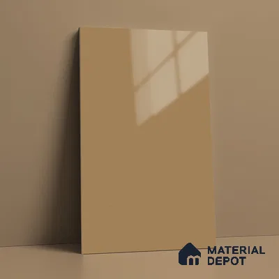 GA 4020 8 ft x 4 ft High Gloss Finish 6H Antiscratch Acrylic Laminate - 1.5 mm | Suitable for Living Room, Kitchen, Office | Matching Edgeband Code EB 4020