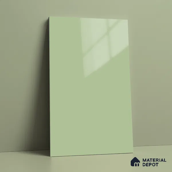 GA 4023 8 ft x 4 ft High Gloss Finish 6H Antiscratch Acrylic Laminate - 1.5 mm | Suitable for Living Room, Kitchen, Office | Matching Edgeband Code EB 4023
