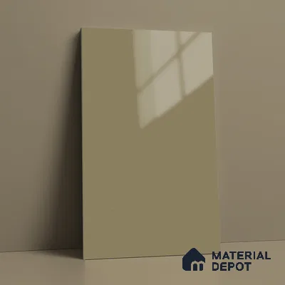 GA 4027 8 ft x 4 ft High Gloss Finish 6H Antiscratch Acrylic Laminate - 1.5 mm | Suitable for Living Room, Kitchen, Office | Matching Edgeband Code EB 4027