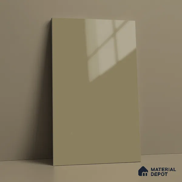 GA 4027 8 ft x 4 ft High Gloss Finish 6H Antiscratch Acrylic Laminate - 1.5 mm | Suitable for Living Room, Kitchen, Office | Matching Edgeband Code EB 4027
