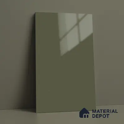GA 4033 8 ft x 4 ft High Gloss Finish 6H Antiscratch Acrylic Laminate - 1.5 mm | Suitable for Living Room, Kitchen, Office | Matching Edgeband Code EB 4033