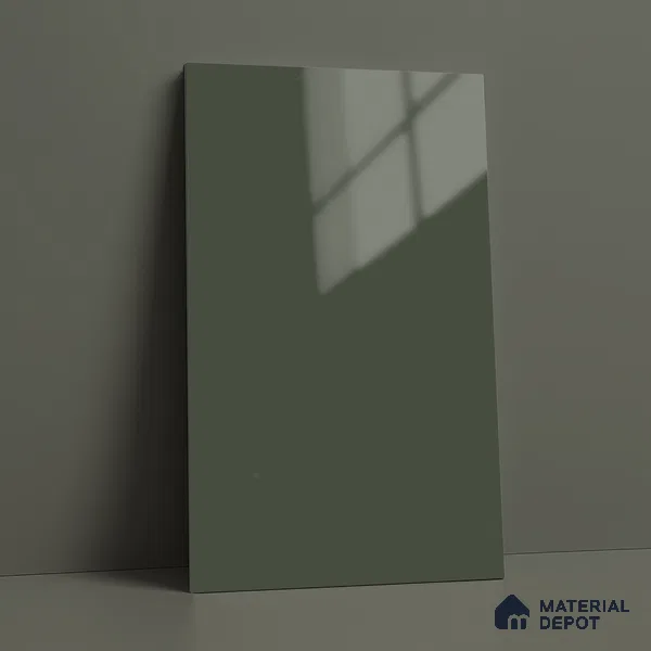GA 4034 8 ft x 4 ft High Gloss Finish 6H Antiscratch Acrylic Laminate - 1.5 mm | Suitable for Living Room, Kitchen, Office | Matching Edgeband Code EB 4034