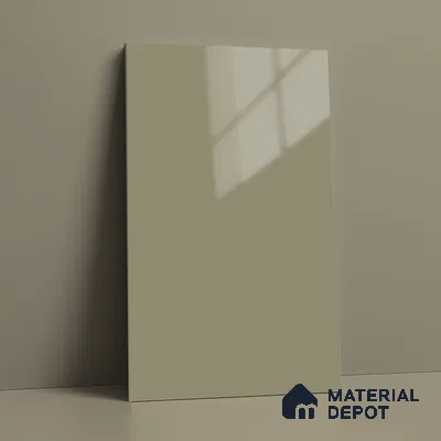 GA 4036 8 ft x 4 ft High Gloss Finish 6H Antiscratch Acrylic Laminate - 1.5 mm | Suitable for Living Room, Kitchen, Office | Matching Edgeband Code EB 4036