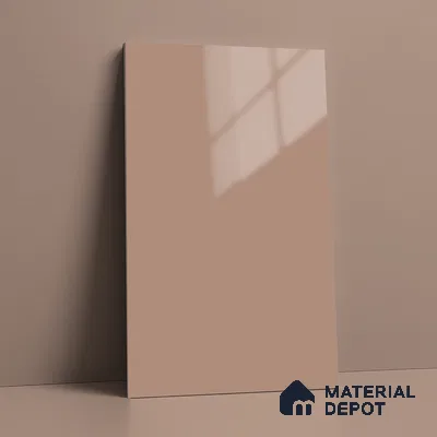 GA 4037 8 ft x 4 ft High Gloss Finish 6H Antiscratch Acrylic Laminate - 1.5 mm | Suitable for Living Room, Kitchen, Office | Matching Edgeband Code EB 4037