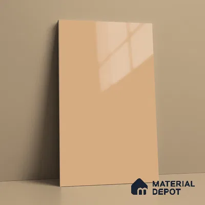 GA 4038 8 ft x 4 ft High Gloss Finish 6H Antiscratch Acrylic Laminate - 1.5 mm | Suitable for Living Room, Kitchen, Office | Matching Edgeband Code EB 4038