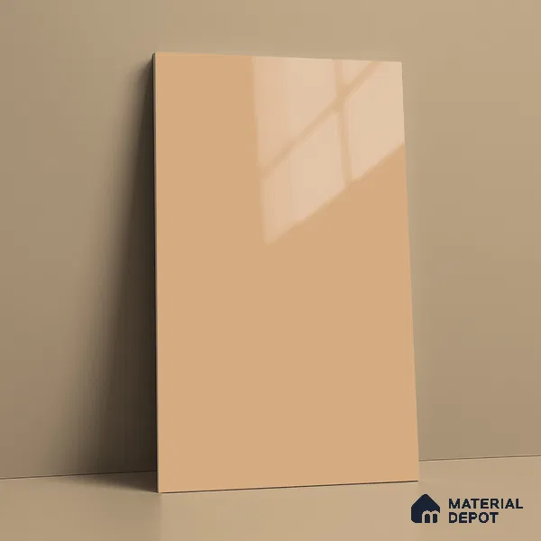 GA 4038 8 ft x 4 ft High Gloss Finish 6H Antiscratch Acrylic Laminate - 1.5 mm | Suitable for Living Room, Kitchen, Office | Matching Edgeband Code EB 4038