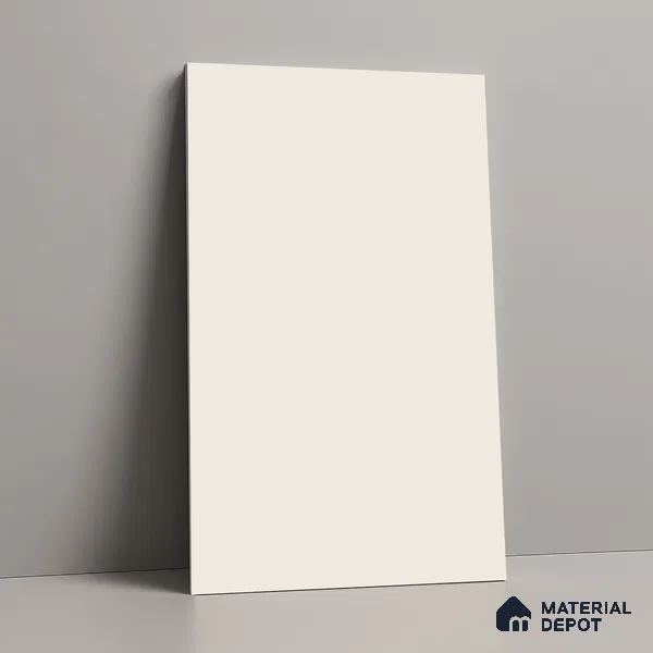 Soft Cream Solid Colors Look LM 21802 8 ft x 4 ft Matte Finish 6H Anti Scratch Acrylic Laminate - 1.5 mm | Suitable for Living Room, Kitchen, Office