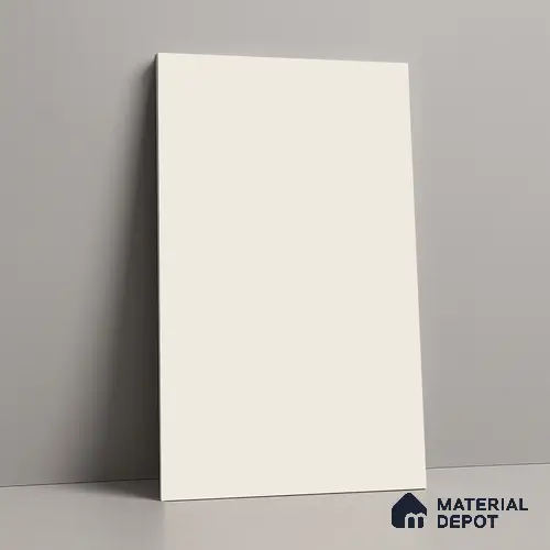 Soft Cream Solid Colors Look LM 21802 8 ft x 4 ft Matte Finish 6H Anti Scratch Acrylic Laminate - 1.5 mm | Suitable for Living Room, Kitchen, Office