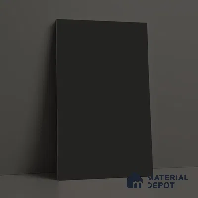 Charcoal Black Solid Colors Look LM 21803 8 ft x 4 ft Matte Finish 6H Anti Scratch Acrylic Laminate - 1.5 mm | Suitable for Living Room, Kitchen, Office