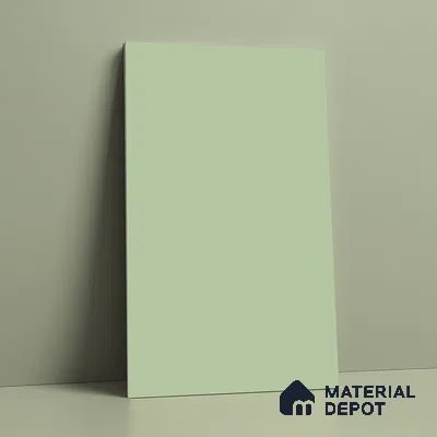 Pale Sage Green Solid Colors Look LM 21805 8 ft x 4 ft Matte Finish 6H Anti Scratch Acrylic Laminate - 1.5 mm | Suitable for Living Room, Kitchen, Office