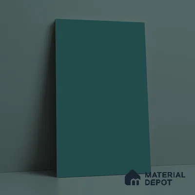Teal Blue Solid Colors Look LM 21806 8 ft x 4 ft Matte Finish 6H Anti Scratch Acrylic Laminate - 1.5 mm | Suitable for Living Room, Kitchen, Office