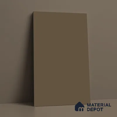 Chocolate Brown Solid Colors Look LM 21809 8 ft x 4 ft Matte Finish 6H Anti Scratch Acrylic Laminate - 1.5 mm | Suitable for Living Room, Kitchen, Office