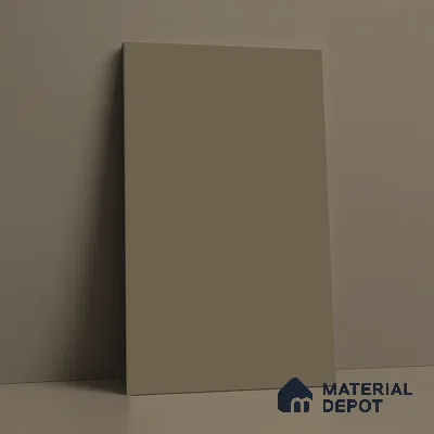 Taupe Brown Solid Colors Look LM 21810 8 ft x 4 ft Matte Finish 6H Anti Scratch Acrylic Laminate - 1.5 mm | Suitable for Living Room, Kitchen, Office
