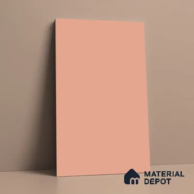 Dusty Pink Solid Colors Look LM 21813 8 ft x 4 ft Matte Finish 6H Anti Scratch Acrylic Laminate - 1.5 mm | Suitable for Living Room, Kitchen, Office