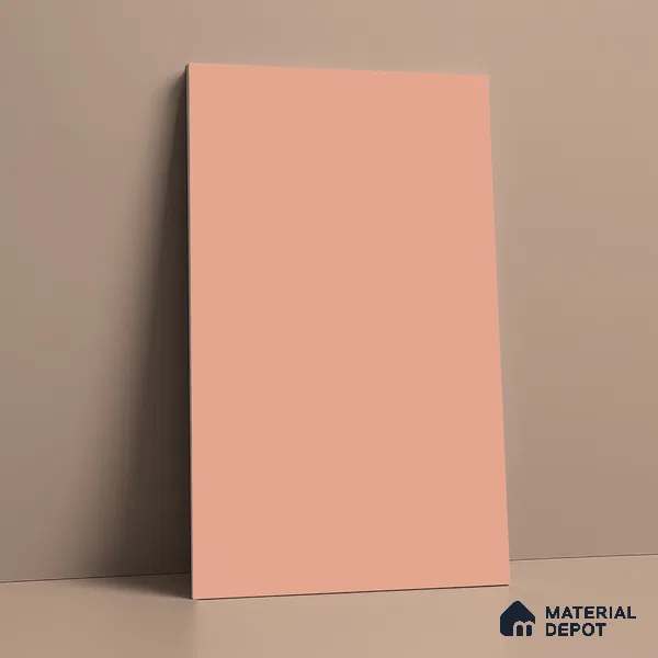 Dusty Pink Solid Colors Look LM 21813 8 ft x 4 ft Matte Finish 6H Anti Scratch Acrylic Laminate - 1.5 mm | Suitable for Living Room, Kitchen, Office