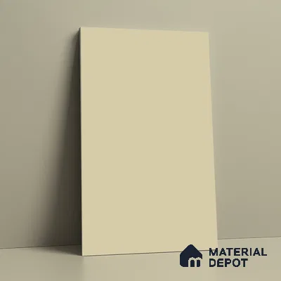 Light Cream Solid Colors Look LM 21814 8 ft x 4 ft Matte Finish 6H Anti Scratch Acrylic Laminate - 1.5 mm | Suitable for Living Room, Kitchen, Office