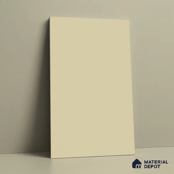 Light Cream Solid Colors Look LM 21814 8 ft x 4 ft Matte Finish 6H Anti Scratch Acrylic Laminate - 1.5 mm | Suitable for Living Room, Kitchen, Office