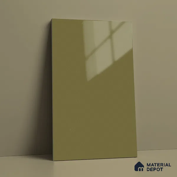 Grey Sparkle Look LM 23276 Mountain Mist 8 ft x 4 ft High Gloss Finish 6H Anti Scratch Acrylic Laminate - 1.5 mm | Suitable for Kitchen Cabinet, TV Unit, Wardrobe