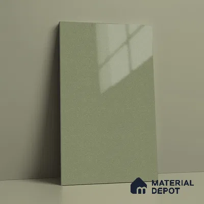 Grey Sparkle Look LM 23277 Mint Luster 8 ft x 4 ft High Gloss Finish 6H Anti Scratch Acrylic Laminate - 1.5 mm | Suitable for Kitchen Cabinet, TV Unit, Wardrobe