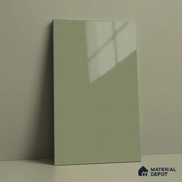 Grey Sparkle Look LM 23277 Mint Luster 8 ft x 4 ft High Gloss Finish 6H Anti Scratch Acrylic Laminate - 1.5 mm | Suitable for Kitchen Cabinet, TV Unit, Wardrobe