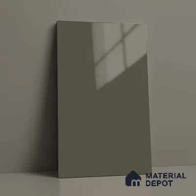 Grey Sparkle Look LM 23281 Galactic Grey 8 ft x 4 ft High Gloss Finish 6H Anti Scratch Acrylic Laminate - 1.5 mm | Suitable for Kitchen Cabinet, TV Unit, Wardrobe