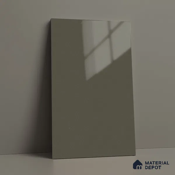 Grey Sparkle Look LM 23281 Galactic Grey 8 ft x 4 ft High Gloss Finish 6H Anti Scratch Acrylic Laminate - 1.5 mm | Suitable for Kitchen Cabinet, TV Unit, Wardrobe