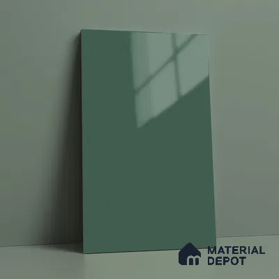 Blue Solid Colors Look LM 23312 Iced Teal 8 ft x 4 ft High Gloss Finish 6H Anti Scratch Acrylic Laminate - 1.5 mm | Suitable for Living Room, Kitchen, Office