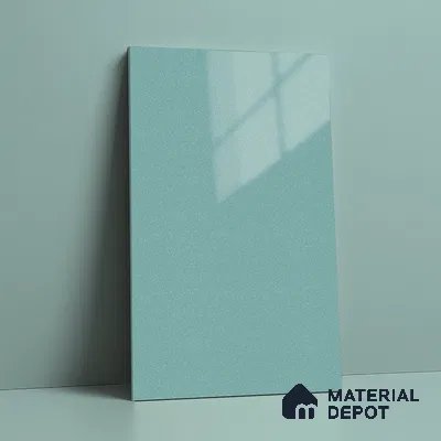 Blue Sparkle Look LM 23317 Winter Morn 8 ft x 4 ft High Gloss Finish 6H Anti Scratch Acrylic Laminate - 1.5 mm | Suitable for Kitchen Cabinet, TV Unit, Wardrobe