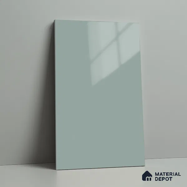 Powder Blue Solid Colors Look LM 23319 Star Gaze 8 ft x 4 ft High Gloss Finish 6H Anti Scratch Acrylic Laminate - 1.5 mm | Suitable for Living Room, Kitchen, Office