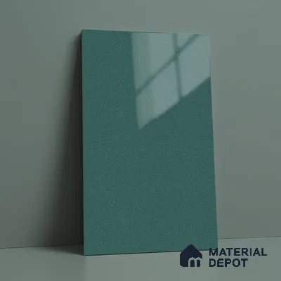 Blue Sparkle Look LM 23323 Sky Blue 8 ft x 4 ft High Gloss Finish 6H Anti Scratch Acrylic Laminate - 1.5 mm | Suitable for Kitchen Cabinet, TV Unit, Wardrobe