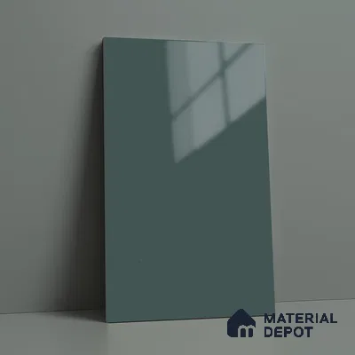 Blue Solid Colors Look LM 23324 Pacific Blue 8 ft x 4 ft High Gloss Finish 6H Anti Scratch Acrylic Laminate - 1.5 mm | Suitable for Living Room, Kitchen, Office