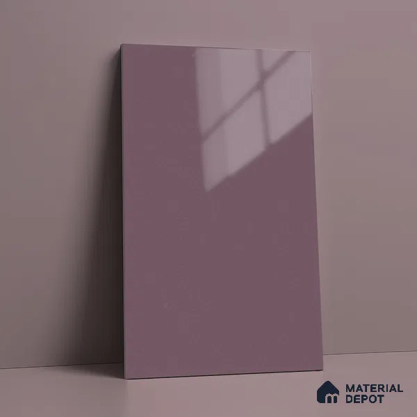 Purple Sparkle Look LM 23326 Misty Purple 8 ft x 4 ft High Gloss Finish 6H Anti Scratch Acrylic Laminate - 1.5 mm | Suitable for Kitchen Cabinet, TV Unit, Wardrobe