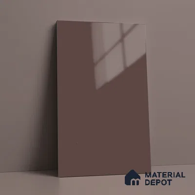 Dusty Rose Purple Solid Colors Look LM 23327 Rose Debut 8 ft x 4 ft High Gloss Finish 6H Anti Scratch Acrylic Laminate - 1.5 mm | Suitable for Living Room, Kitchen, Office