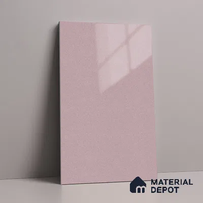Pink Sparkle Look LM 23331 Baby Orchid 8 ft x 4 ft High Gloss Finish 6H Anti Scratch Acrylic Laminate - 1.5 mm | Suitable for Kitchen Cabinet, TV Unit, Wardrobe