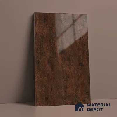 Wooden Look LM 23362 EmberWooden 8 ft x 4 ft High Gloss Finish 6H Anti Scratch Acrylic Laminate - 1.5 mm | Suitable for Kitchen Cabinet, TV Unit, Wardrobe