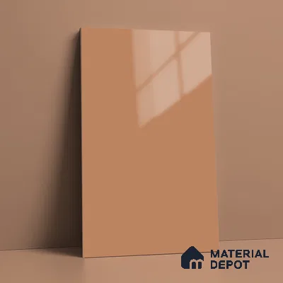 LM 23638 8 ft x 4 ft Solid Plain High Gloss Finish Acrylic Laminate - 1.5 mm | Suitable for Living Room, Kitchen, Office | Matching Edgeband Code EB 122042