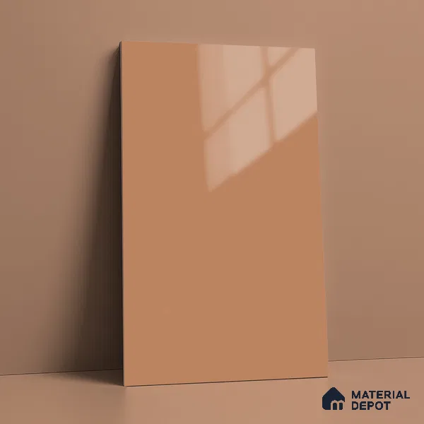 LM 23638 8 ft x 4 ft Solid Plain High Gloss Finish Acrylic Laminate - 1.5 mm | Suitable for Living Room, Kitchen, Office | Matching Edgeband Code EB 122042